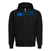 Black blue note jazz music records Zipper Hoodie - artisFamous