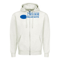 Oatmeal Heather blue note jazz music records Zipper Hoodie - artisFamous