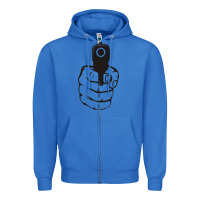 True Royal hands up pistol Zipper Hoodie - artisFamous