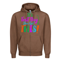 Chestnut it's test day you got this Zipper Hoodie - artisFamous