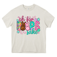 Cream oh for peeps sake Easter Day Heavy Core Tee - HowdyJamesFarm
