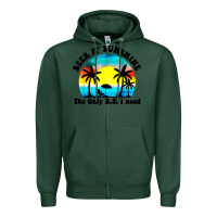 Sports Green beer n' sunshine the only B.S. i need Zipper Hoodie - artisFamous