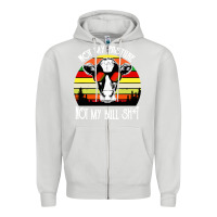 Dove Grey vintage not my pasture not my bull cow Zipper Hoodie - artisFamous