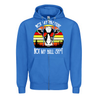 True Royal vintage not my pasture not my bull cow Zipper Hoodie - artisFamous