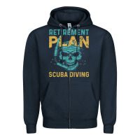 Navy Retirement Plan Scuba Diving Zipper Hoodie - artisFamous