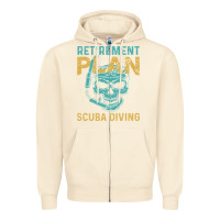 Sandshell Retirement Plan Scuba Diving Zipper Hoodie - artisFamous