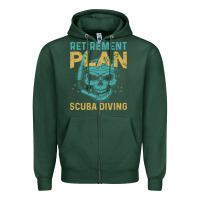 Retirement Plan Scuba Diving Zipper Hoodie | Teevron