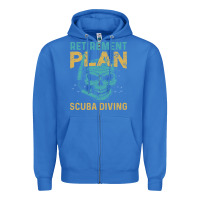 True Royal Retirement Plan Scuba Diving Zipper Hoodie - artisFamous