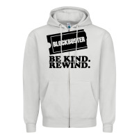 Dove Grey blockbuster be kind rewind Zipper Hoodie - artisFamous
