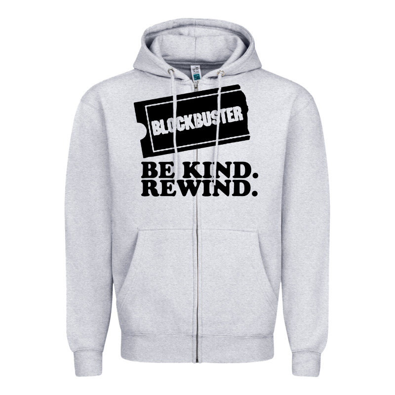 Blockbuster Be Kind Rewind Zipper Hoodie by artisFamous | Teevron