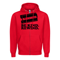 Red blockbuster be kind rewind Zipper Hoodie - artisFamous