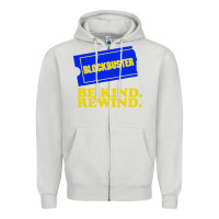 Dove Grey blockbuster be kind rewind Zipper Hoodie - artisFamous