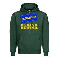 Sports Green blockbuster be kind rewind Zipper Hoodie - artisFamous