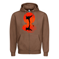 Karate And Kung Fu Zipper Hoodie | Teevron