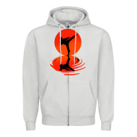 Dove Grey karate and kung fu Zipper Hoodie - artisFamous