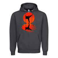 Smoke karate and kung fu Zipper Hoodie - artisFamous