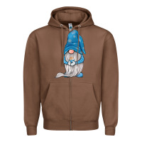 Chestnut winter gnome Zipper Hoodie - JahusDesignShop