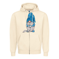 Sandshell winter gnome Zipper Hoodie - JahusDesignShop