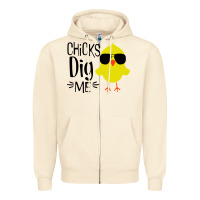 Sandshell kids chick dig me christian Zipper Hoodie - artisFamous