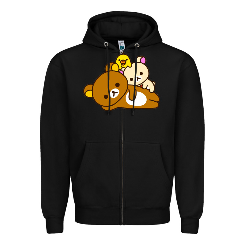 Rilakkuma Rila Head Shirt Zipper Hoodie by artisFamous | Teevron