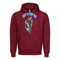 Burgundy b.i.l.l.i.e  e i.li.s.h  official  bling  t shirt Zipper Hoodie - artisFamous