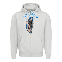 Dove Grey b.i.l.l.i.e  e i.li.s.h  official  bling  t shirt Zipper Hoodie - artisFamous