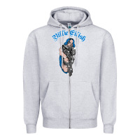 Heather Grey b.i.l.l.i.e  e i.li.s.h  official  bling  t shirt Zipper Hoodie - artisFamous