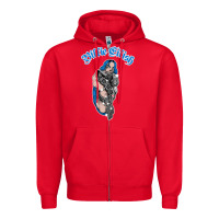 Red b.i.l.l.i.e  e i.li.s.h  official  bling  t shirt Zipper Hoodie - artisFamous