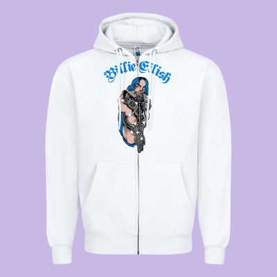 B.i.l.l.i.e  E I.li.s.h  Official  Bling  T Shirt Zipper Hoodie Designed By Artisfamous