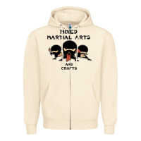Sandshell mixed martial arts and crafts Zipper Hoodie - artisFamous