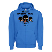 True Royal mixed martial arts and crafts Zipper Hoodie - artisFamous