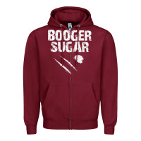 Burgundy co.ca.i.n.e    b.o.o.g.er   sugar the original t shirt Zipper Hoodie - artisFamous