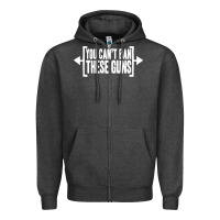 Charcoal Heather you can't ban these guns Zipper Hoodie - artisFamous