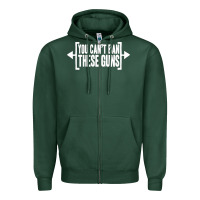 Sports Green you can't ban these guns Zipper Hoodie - artisFamous