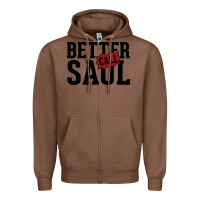 Chestnut better cal saul Zipper Hoodie - artisFamous