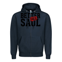 Navy better cal saul Zipper Hoodie - artisFamous