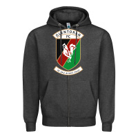 Charcoal Heather glentoran Zipper Hoodie - artisFamous