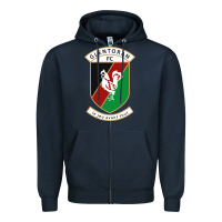 Navy glentoran Zipper Hoodie - artisFamous