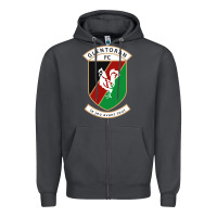 Smoke glentoran Zipper Hoodie - artisFamous