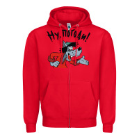 Red nu pogodi! Zipper Hoodie - artisFamous