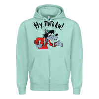 Seafoam nu pogodi! Zipper Hoodie - artisFamous