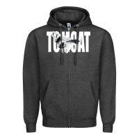 Charcoal Heather f 14 tomcat f14 navy jet fighter plane tshirt pilot t shirt Zipper Hoodie - artisFamous