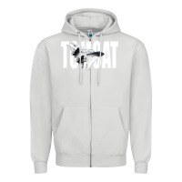 Dove Grey f 14 tomcat f14 navy jet fighter plane tshirt pilot t shirt Zipper Hoodie - artisFamous