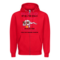 Red dear dad of all the balls in the world i’m glad that i came out of y Zipper Hoodie - artisFamous