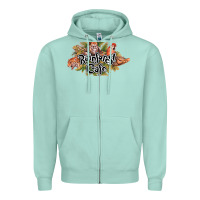 Seafoam Rainforest Cafe Zipper Hoodie - artisFamous