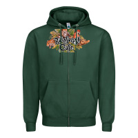 Sports Green Rainforest Cafe Zipper Hoodie - artisFamous