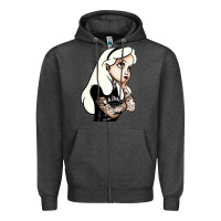 Charcoal Heather alice in wonderland Zipper Hoodie - artisFamous