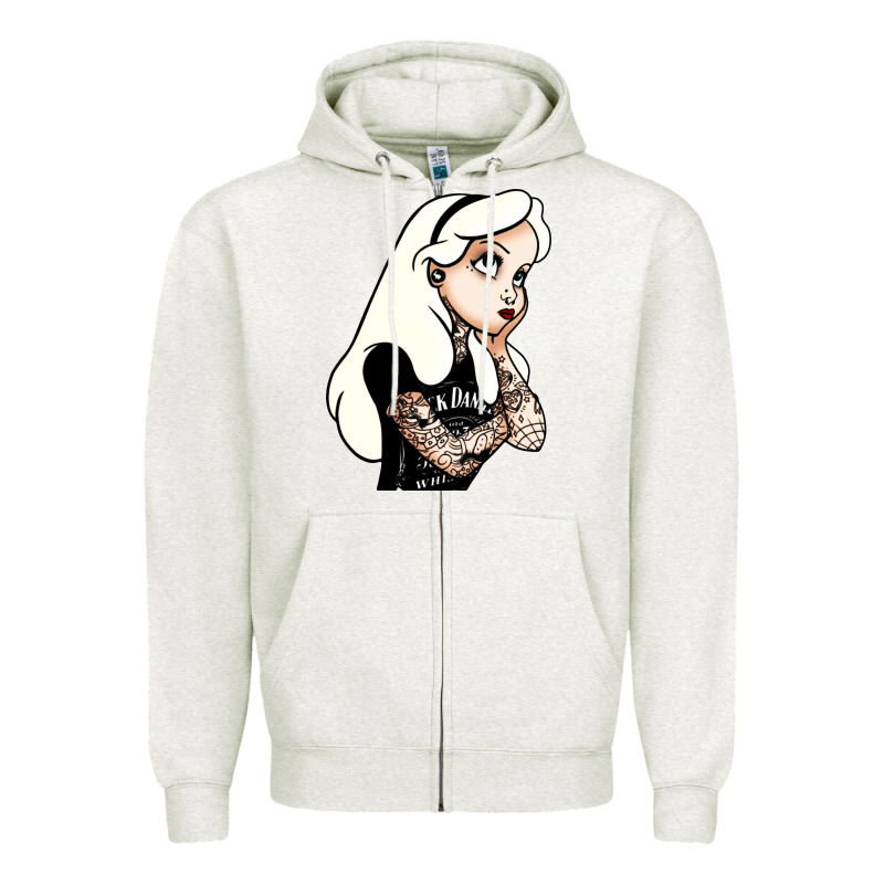 Alice In Wonderland Zipper Hoodie by artisFamous | Teevron