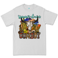Dove Grey simmer down cowboy Premium Tee - OliviaCreatesArt