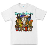 White simmer down cowboy Premium Tee - OliviaCreatesArt